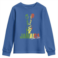 Jamaica One Love Reggae Music Youth Sweatshirt Rasta Peace Hand Guitar - Wonder Print Shop