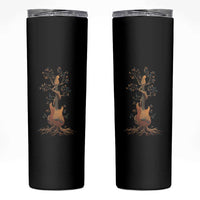 Nature Guitar Tree of Life Guitarist Artistic Roots Skinny Tumbler - Wonder Print Shop