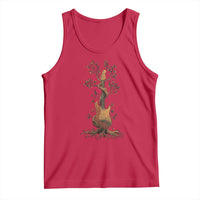 Nature Guitar Tree of Life Guitarist Artistic Roots Tank Top - Wonder Print Shop