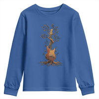 Nature Guitar Tree of Life Guitarist Artistic Roots Youth Sweatshirt - Wonder Print Shop