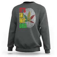 Funny Jamaica Rasta Cannabis Weed Sweatshirt Its In My DNA - Wonder Print Shop