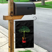 Reggae Music Guitar Rastafarian Roots Rasta Jamaican Garden Flag - Wonder Print Shop