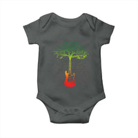 Reggae Music Guitar Rastafarian Roots Rasta Jamaican Baby Onesie - Wonder Print Shop