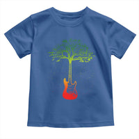 Reggae Music Guitar Rastafarian Roots Rasta Jamaican Toddler T Shirt - Wonder Print Shop
