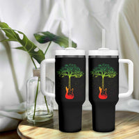 Reggae Music Guitar Rastafarian Roots Rasta Jamaican Tumbler With Handle - Wonder Print Shop