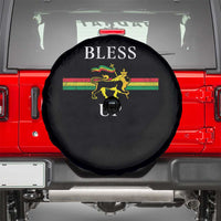 Bless Up Spare Tire Cover Rastafari Lion Of Judah Reggae Music - Wonder Print Shop
