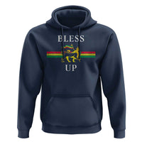 Bless Up Hoodie Rastafari Lion Of Judah Reggae Music - Wonder Print Shop