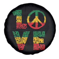One Love Jamaica Spare Tire Cover Reggae Music Peace Sign Rastafarian - Wonder Print Shop