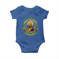 Haile Selassie Baby Onesie King Of Kings His Imperial Majesty Rastafari Flag - Wonder Print Shop