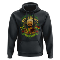 Haile Selassie Hoodie King Of Kings His Imperial Majesty Rastafari Flag - Wonder Print Shop