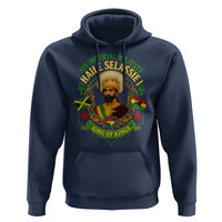 Haile Selassie Hoodie King Of Kings His Imperial Majesty Rastafari Flag - Wonder Print Shop