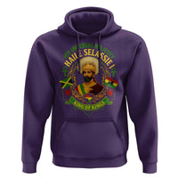 Haile Selassie Hoodie King Of Kings His Imperial Majesty Rastafari Flag - Wonder Print Shop