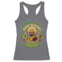Haile Selassie Racerback Tank Top King Of Kings His Imperial Majesty Rastafari Flag - Wonder Print Shop