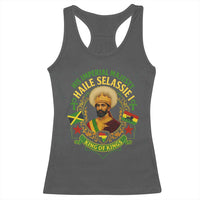 Haile Selassie Racerback Tank Top King Of Kings His Imperial Majesty Rastafari Flag - Wonder Print Shop