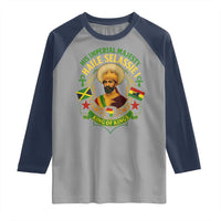 Haile Selassie Raglan Shirt King Of Kings His Imperial Majesty Rastafari Flag - Wonder Print Shop