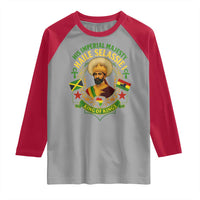 Haile Selassie Raglan Shirt King Of Kings His Imperial Majesty Rastafari Flag - Wonder Print Shop