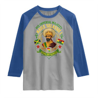 Haile Selassie Raglan Shirt King Of Kings His Imperial Majesty Rastafari Flag - Wonder Print Shop