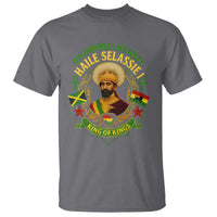Haile Selassie T Shirt King Of Kings His Imperial Majesty Rastafari Flag - Wonder Print Shop