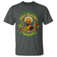 Haile Selassie T Shirt King Of Kings His Imperial Majesty Rastafari Flag - Wonder Print Shop