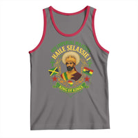 Haile Selassie Tank Top King Of Kings His Imperial Majesty Rastafari Flag - Wonder Print Shop