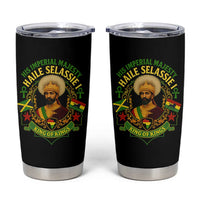 Haile Selassie Tumbler Cup King Of Kings His Imperial Majesty Rastafari Flag - Wonder Print Shop