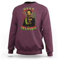 Emperor Haile Selassie Sweatshirt Ras Tafari His Imperial Majesty Jamaican - Wonder Print Shop