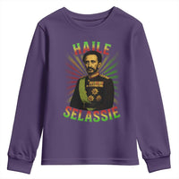 Emperor Haile Selassie Youth Sweatshirt Ras Tafari His Imperial Majesty Jamaican - Wonder Print Shop