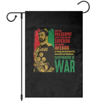 Haile Selassie Quotes Garden Flag Until The Philosophy Which Holds One Race Speech War - Wonder Print Shop