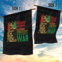Haile Selassie Quotes Garden Flag Until The Philosophy Which Holds One Race Speech War - Wonder Print Shop