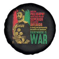 Haile Selassie Quotes Spare Tire Cover Until The Philosophy Which Holds One Race Speech War - Wonder Print Shop