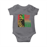 Haile Selassie Quotes Baby Onesie Until The Philosophy Which Holds One Race Speech War - Wonder Print Shop