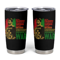 Haile Selassie Quotes Tumbler Cup Until The Philosophy Which Holds One Race Speech War - Wonder Print Shop