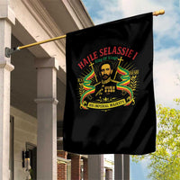 Haile Selassie Garden Flag Ras Tafari King Of Kings His Imperial Majesty - Wonder Print Shop