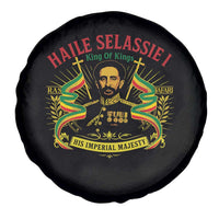 Haile Selassie Spare Tire Cover Ras Tafari King Of Kings His Imperial Majesty - Wonder Print Shop