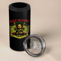 Haile Selassie 4 in 1 Can Cooler Tumbler Ras Tafari King Of Kings His Imperial Majesty - Wonder Print Shop