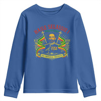 Haile Selassie Youth Sweatshirt Ras Tafari King Of Kings His Imperial Majesty - Wonder Print Shop