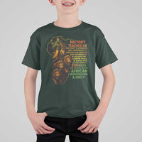 Haile Selassie Quotes T Shirt For Kid History Teaches Us That Unity Is Strength Rasta Lions of Judah - Wonder Print Shop