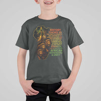 Haile Selassie Quotes T Shirt For Kid History Teaches Us That Unity Is Strength Rasta Lions of Judah - Wonder Print Shop