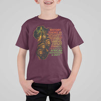Haile Selassie Quotes T Shirt For Kid History Teaches Us That Unity Is Strength Rasta Lions of Judah - Wonder Print Shop