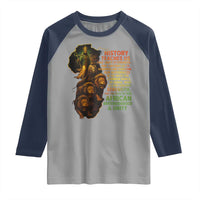 Haile Selassie Quotes Raglan Shirt History Teaches Us That Unity Is Strength Rasta Lions of Judah - Wonder Print Shop