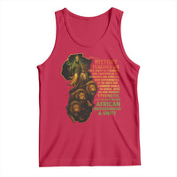 Haile Selassie Quotes Tank Top History Teaches Us That Unity Is Strength Rasta Lions of Judah - Wonder Print Shop