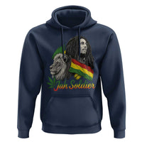 Jah Soldier Hoodie Lion Of Judah Reggae Rastafari Flag - Wonder Print Shop