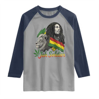 Jah Soldier Raglan Shirt Lion Of Judah Reggae Rastafari Flag - Wonder Print Shop