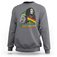 Jah Soldier Sweatshirt Lion Of Judah Reggae Rastafari Flag - Wonder Print Shop