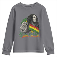 Jah Soldier Youth Sweatshirt Lion Of Judah Reggae Rastafari Flag - Wonder Print Shop