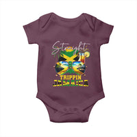 Straight Trippin Jamaica Baby Onesie Family Squad Summer Vacation - Wonder Print Shop