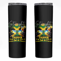 Straight Trippin Jamaica Skinny Tumbler Family Squad Summer Vacation - Wonder Print Shop