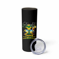 Straight Trippin Jamaica Skinny Tumbler Family Squad Summer Vacation - Wonder Print Shop