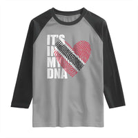 Its In My DNA Trinidadian And Tobagonian Raglan Shirt Trinidad And Tobago Flag - Wonder Print Shop