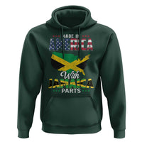 Made In America With Jamaica Parts Hoodie Jamaican American - Wonder Print Shop